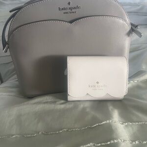 Kate Spade New York Payton Dome Crossbody and scalloped wallet